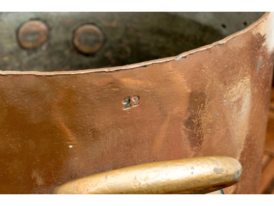 Two Vintage French Copper Pots