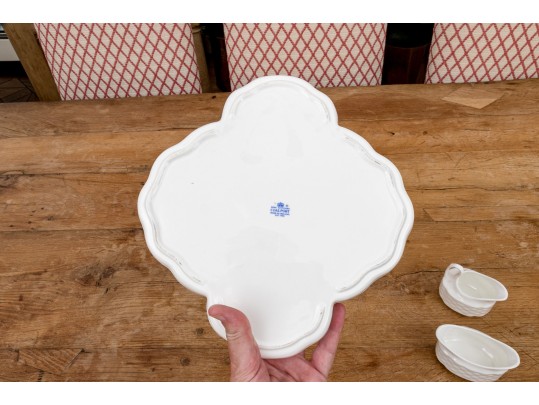 English Coalport Strawberries & Cream Basket