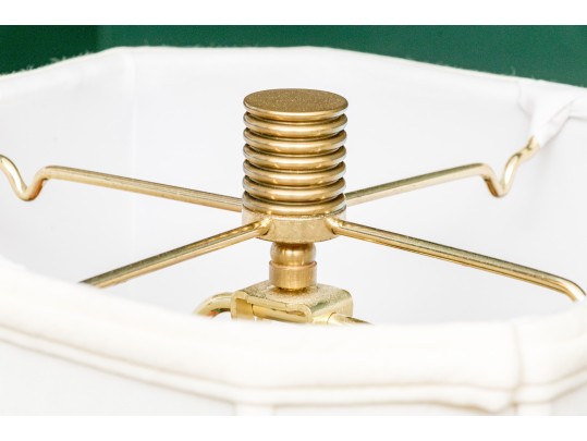 Modern Glass & Brass Lamp