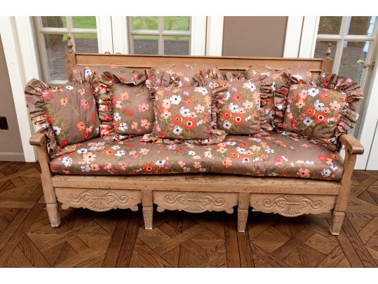 A Fine Antique Country Pine Sofa