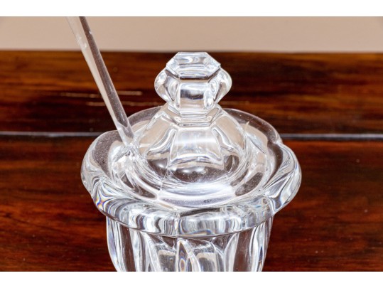 Baccarat Harcourt Missouri Mustard Jar