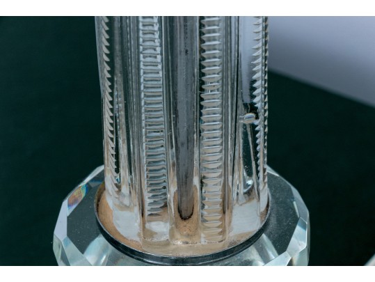 Vintage & Elegant Cut Glass Lamp