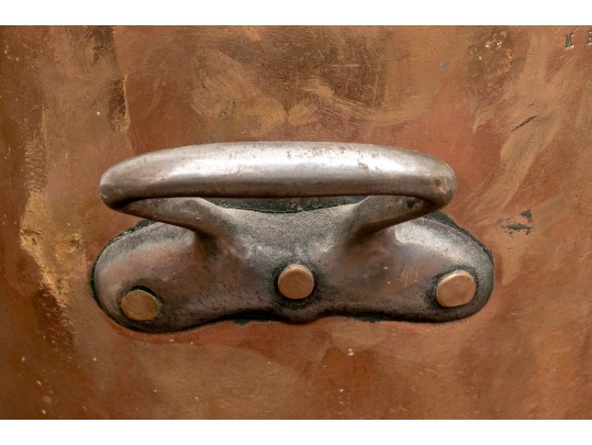 Trio Of Vintage Copper Stock Pots