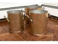 Trio Of Vintage Copper Stock Pots