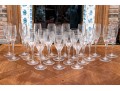 Collection Of 23 Baccarat Wine Glasses & Champagne Flutes 