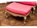 Louis XV Style Chair & Ottoman
