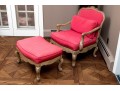 Louis XV Style Chair & Ottoman