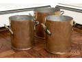 Trio Of Vintage Copper Stock Pots