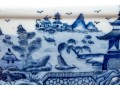 Antique Chinese Blue & White Foot Bath / Jardiniere