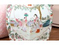Chinese Famille Rose Porcelain Hexagonal Garden Stool