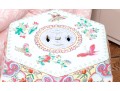 Chinese Famille Rose Porcelain Hexagonal Garden Stool