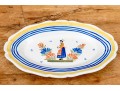 Henriot Quimper Oval Serving Dish