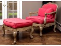 Louis XV Style Chair & Ottoman