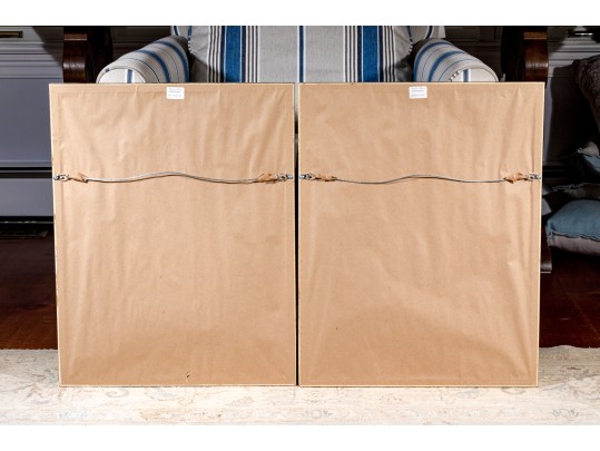 Pair Of Beautiful Botanical Peony Prints After Pierre Joseph Redoute