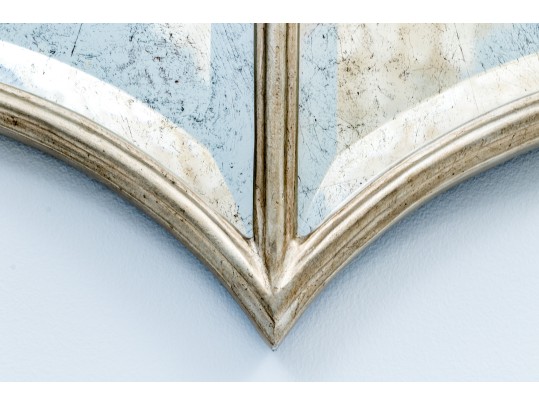 Stylish Oversized Spider Web Form Segmented Mirror