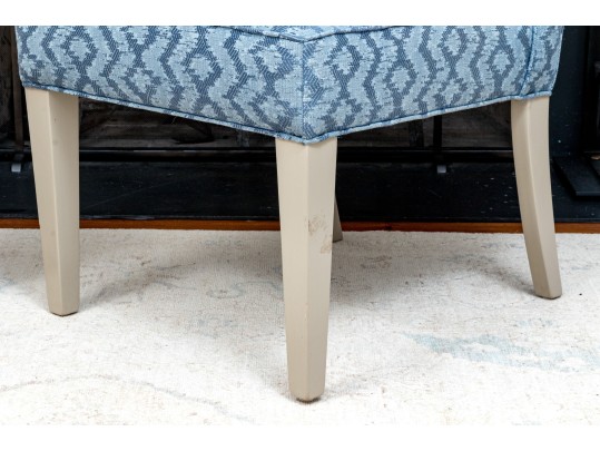 Handsome Pair Of Custom Upholstered Side Chairs