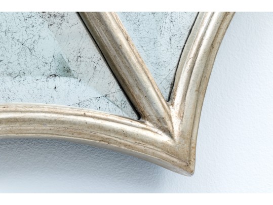 Stylish Oversized Spider Web Form Segmented Mirror