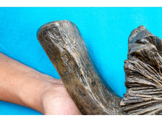 Decorative Naturalistic Volcano Flower Sculpture