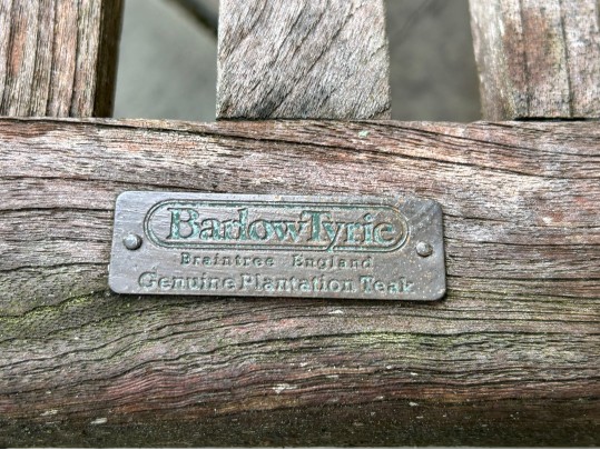 Barlow Lyrie Pair Of Adjustable Teak Chairs With Plantation Teak Table 