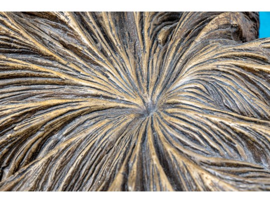 Decorative Naturalistic Volcano Flower Sculpture