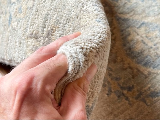 Hand Knotted Wool Carpet, 12'-1