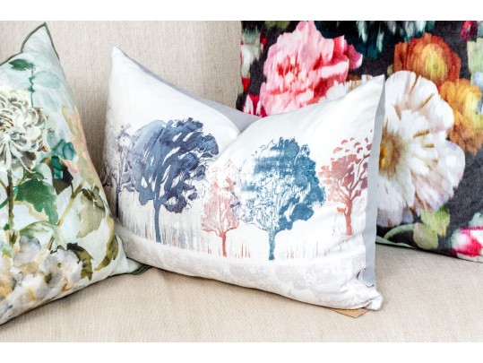 Four Decorative Accent Pillows