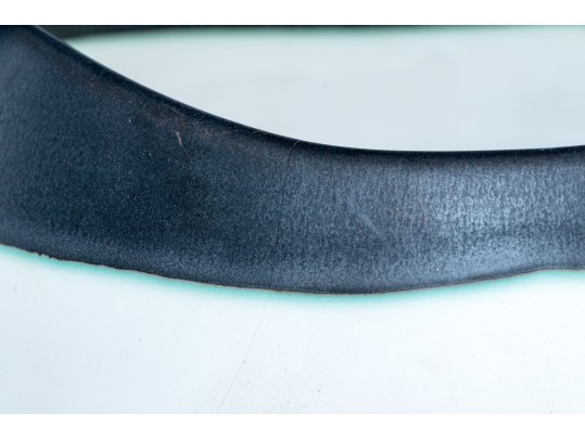 Contemporary Zodax Tasso White Eclipse Vase With Black Rim (Retail $323)