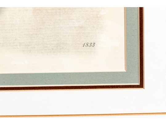 Pair Of Beautiful Botanical Peony Prints After Pierre Joseph Redoute