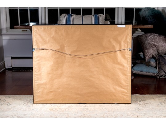 Iconic Photographic Reproduction Print Depicting Sunbeams Through Grand Central Station