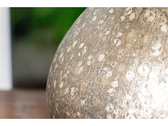 Decorative Glass Bottle Form Table Lamp With Silk Shade