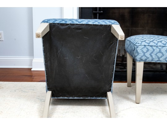 Handsome Pair Of Custom Upholstered Side Chairs