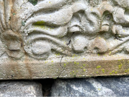 Vintage Pair Of Rectangular Cast Concrete Garden Planter Boxes
