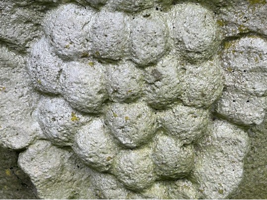 Single Cast Concrete Grape Cluster Garden Planter