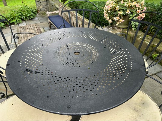 Bronze Finished Cast Aluminum Patio Set