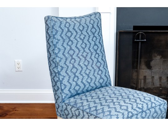 Handsome Pair Of Custom Upholstered Side Chairs