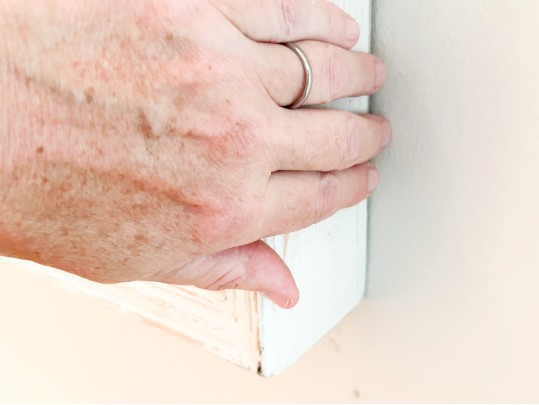 Country Chic Framed And Beveled Mirror