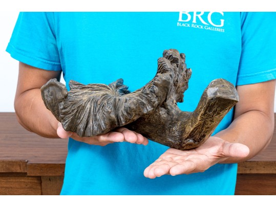 Decorative Naturalistic Volcano Flower Sculpture