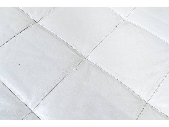 Fantastic Leather Upholstered Oversized Ottoman With A Zodax 