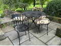 Bronze Finished Cast Aluminum Patio Set