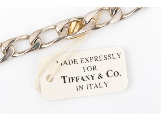 Tiffany & Co. Sterling Silver And 18k Yellow Gold Open Link Bracelet