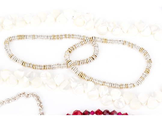 Assorted Collection Of Costume Jewelry, Including Brighton, Plus One Sterling Toe Ring