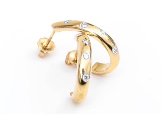 18k Yellow Gold Beautiful Diamond Set Etoile 