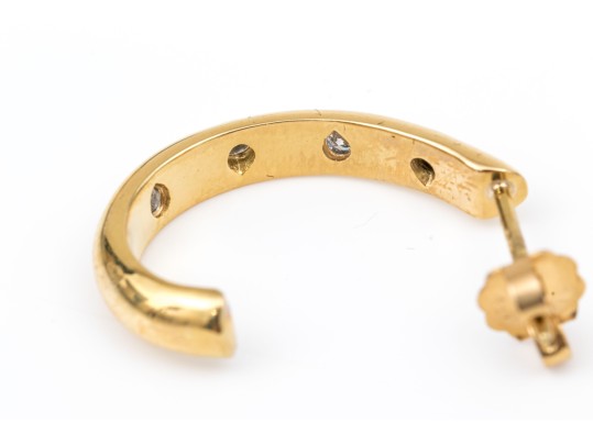 18k Yellow Gold Beautiful Diamond Set Etoile 