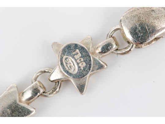 Tiffany & Co. Sterling Silver Star Link Necklace, 16 1/8