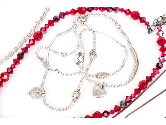 Assorted Collection Of Costume Jewelry, Including Brighton, Plus One Sterling Toe Ring