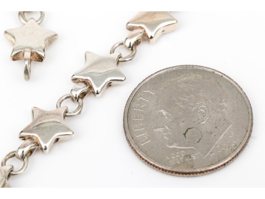 Tiffany & Co. Sterling Silver Star Link Necklace, 16
