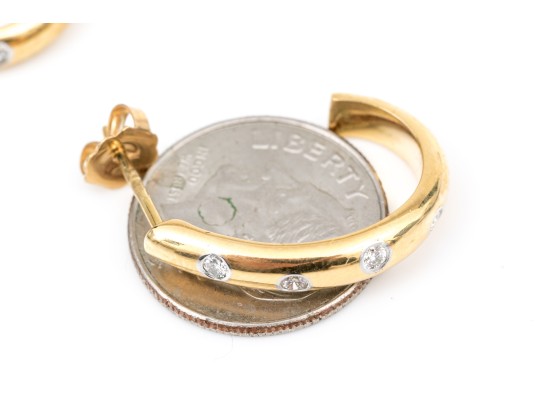 18k Yellow Gold Beautiful Diamond Set Etoile 