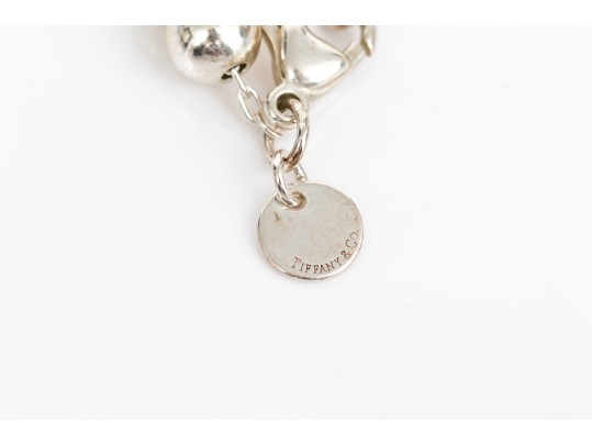 Sterling Silver Striking Graduated Bead Necklace