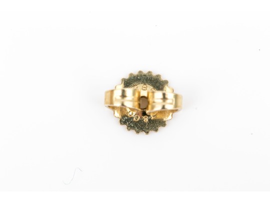 Tiffany & Co. 14k Yellow Gold Classic Ribbed Doorknocker Earrings
