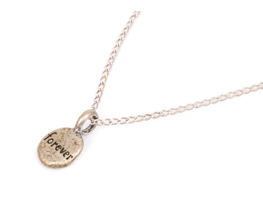 Wendy Gee! Sterling Silver Inspirational FOREVER Necklace